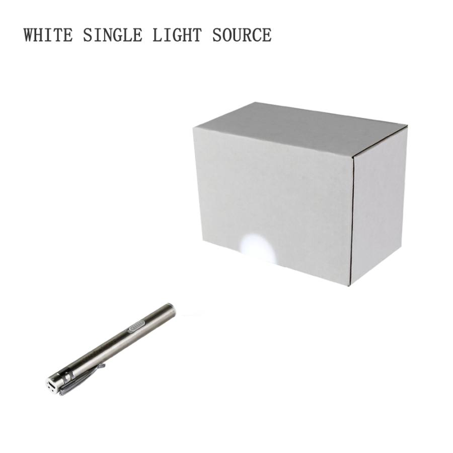 High Quality Optical Use Dual Light Source Pen Torch with Metal Case PT-2