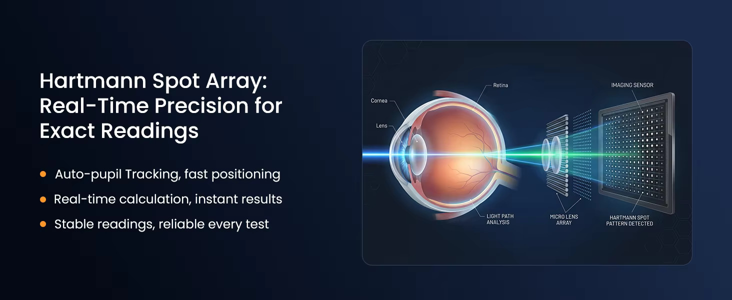 Rightway Optical Optical Equipment Full Automatic Function Auto Refractometer Keratometer ARK-DX High Accuracy Eye Test