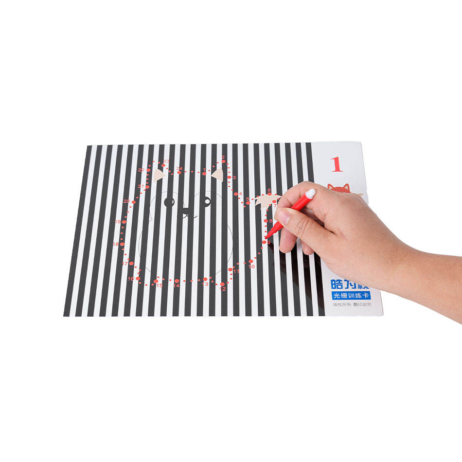 Children's Amblyopia Training Tracing Book Exercise Tool Vision Improvement Eye Ability Intellectual Stimulation