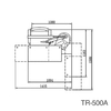 optical instrument Ophthalmic unit chair and stand TR-500A combined table