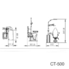 Diagnostic Refraction Chair Unit CT-500 Ophthalmic Unit Price