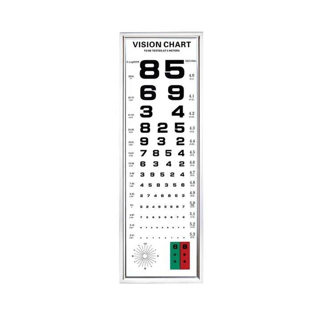 Optometry Equipment Multifunction Eye Chart Visual Acuity Chart with LED Light LY-21C