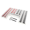 266 pcs Trial Lens Set Optical Kit Plastic Rim Aluminum Case Grade A