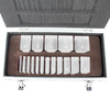 16PCS Ophthalmic Prism Set Optical Loose Prism Aluminum Box
