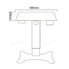 High Quality Optical Instrument Motorized Lift Table WZ-3Z Small Lifting Table