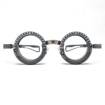 New 5pc TF-X Plastic Optical Trial Frame Set Ophthalmic Trial Lens Frame 52-70mm Optional PD Grey Color