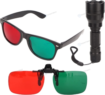 Popular Ophthalmic Portable Metal Worth 4 Dot Test Light W4LT with Red Green Glasses Torch Type Penlight Ophthalmology Tester