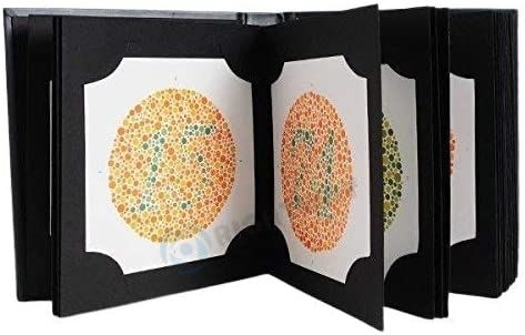 Best Quality 2024 New Publish Ishihara Book 38 Plates Optometry Color Blindness Color Deficiency Test Book