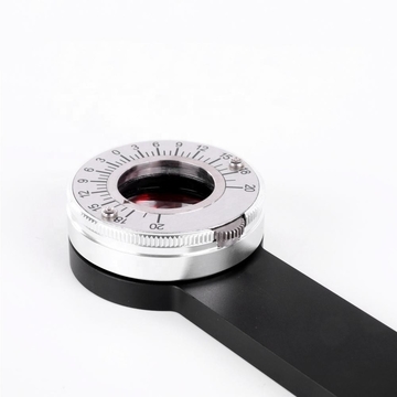 1Pcs Optical Phoria Tester Ophthalmic Recessive Strabismus Prism Diopters Hetemphoria Risley Maddox Measure