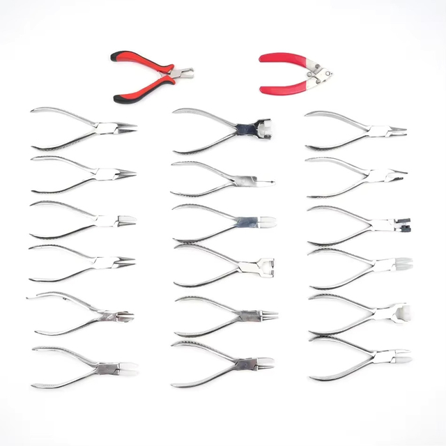 Glasses Plier Set Several Types for Option Spectacle Adjusting Plier Glasses Pliers Tool Nose Pad Arm Temple Bridge Adjustment