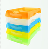 Optical Colorful Plastic Flat Eye Shop Working Job Tray Turnover Case Eyeglasses Accessories Turnover Box