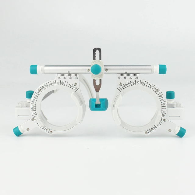 Trial Lens Frame UTF-T4880 Top Quality White Metal Universal Trial Frame for Eye Optometry Optical Lens Trail Lens Set