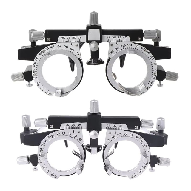 Trial Lens Frame UTF-4880A Top Quality White Metal Universal Trial Frame for Eye Optometry Optical Lens Trail Lens Set