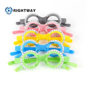 Trial Lens Frame STF-T5072 Simple Trial Frame for Eye Optometry Optical Lens Trial Lens Set,Blue,Grey,Pink Color