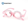 Trial Lens Frame STF-T5072 Simple Trial Frame for Eye Optometry Optical Lens Trial Lens Set,Blue,Grey,Pink Color