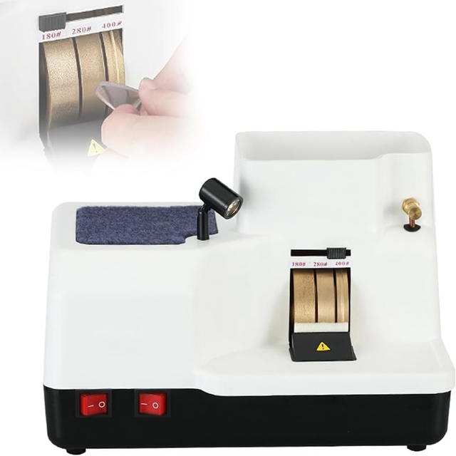 Optical Edge-Grinder, 120W Manual Optical Lens Edger, Eyeglasses Lens Grinder, Professional Optical Instrument, Eyeglasses Optical Hand Edge-Grinder, Optical Store Equipment