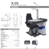 Ophthalmic unit table and chair motorized combined table refraction unit table and chair