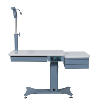 Ophthalmic unit table and chair motorized combined table refraction unit table and chair