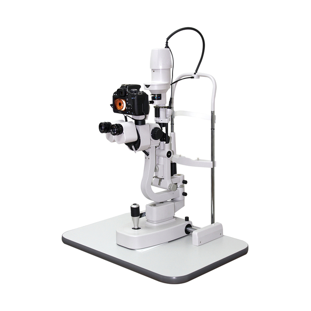 5 step magnification slit lamp microscope with image system for ophthalmology